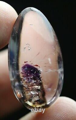 32ct Rare NATURAL Clear Super seven Crystal Polished