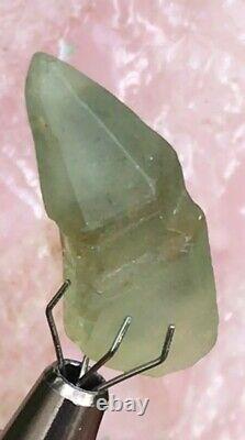 34.12cts Sapphire Crystal near Vanadium Green Color Natural Untreated Sri Lanka