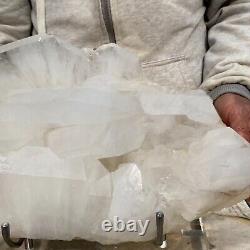 35.8lb Huge Faden Crystal Supernatural Self-healing Quartz Cluster Raw Specimen