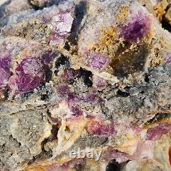 3750g Natural Super Beautiful Purple Fluorite Quartz Crystal Mineral Specimen