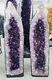 37 TALL! Amethyst cathedrals Pair Big Natural Crystal Geodes SUPER QUALITY+++