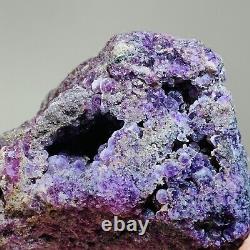 3.67lb Natural Super Beautiful Purple Fluorite Quartz Crystal Mineral Specimen