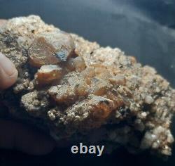 405gNatural crystal super golden cluster of astrophylite Quartz mineral specimen