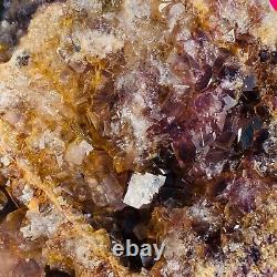 4200g Natural Super Beautiful Purple Fluorite Quartz Crystal Mineral Specimen