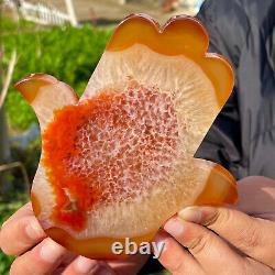 428G Natural and beautiful agate crystal cave, super large Gemsto 804