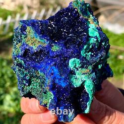 448G Super AA + + natural kyanite / Malachite crystal mineral sample