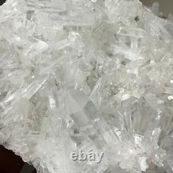 476g Super Natural Clear White Quartz Crystal Cluster Rough Healing Specimen