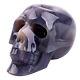 4.2'' Natural AGATE GEODE Carved Crystal Skull, Super Realistic