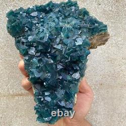 4.63LBnatural super beautiful green fluorite crystal ore standard sample