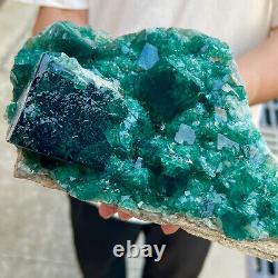 4.67lb Natural super beautiful green fluorite crystal mineral healing specimens