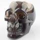 4.7'' Agate crystal skull, super realistic, hand-carved exquisite art sculpture