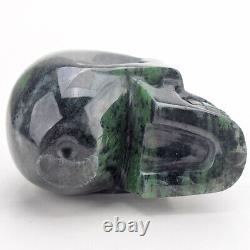 4.8'' Natural RUBY ZOISITE Carved Crystal Skull, Super Realistic, Crystal Healing