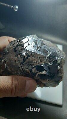 526gNatural crystal super combined hematite, rhibikite, aegirine include Quartz