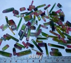 540carats Super Tri Color ST Purple Cap Tourmaline crystal