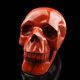 5.2'' Natural Redstone Carved Crystal Skulls, Super Realistic, Crystal Healing