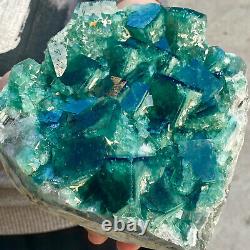 5.59LB natural super beautiful green fluorite crystal ore standard sample