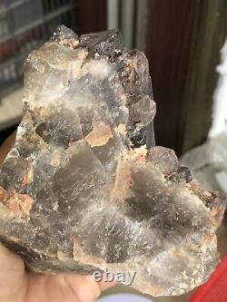 605g Beautiful Super Seven Skeletal Amethst Quartz Crystal Specimen A28