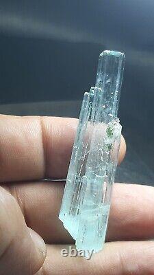 62caratsNatural crystal super color aquamarine specimen@ shigar Pakistan