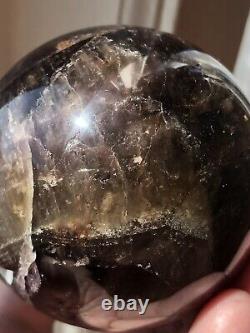 62mm Natural High Quality Super 7 Seven Quartz Crystal Sphere Brazil 370 grams