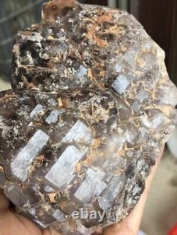 665g Beautiful Super Skeletal Amethst Quartz Crystal Specimen A30