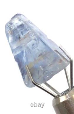 6.55cts Blue Sapphire Crystal Gleaming Glassy Skin Natural Untreated Sri Lanka