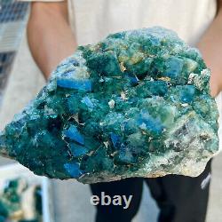 6.95lb Natural super beautiful green fluorite crystal mineral healing specimens
