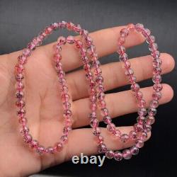 6mm 24g TOP Natural Super 7 Crystal Rutilated Melody Stone Hair Beads Bracelet