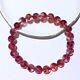 7.8mm Real Natural Red Strawberry 7 Seven Super Fine Iron Ore The Bead Bracelet