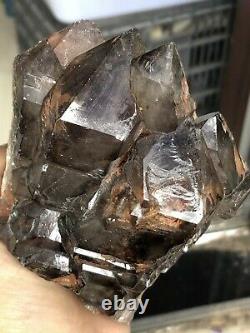 880g Beautiful Super Skeletal Amethst Quartz Crystal Specimen A15