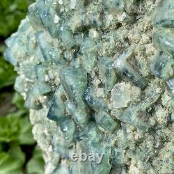 8.0LB Natural super beautiful green fluorite crystal mineral healing specimens