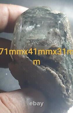 97grams Natural super etched, undamage chlorine Quartz mineral specimen
