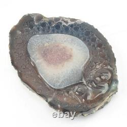 9 Super Realistic Natural Agate Geode Carved Crystal hope placenta, 860g