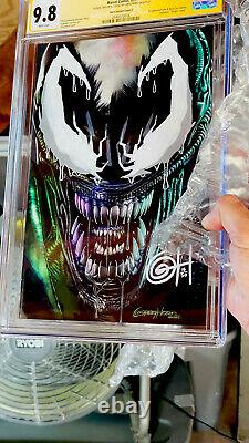 Alien #1 Signed & Sketched Venom Art CGC 9.8 Greg Horn Virgin Ltd Art Run 1/50