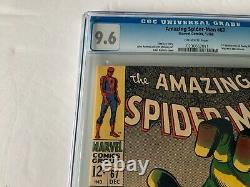 Amazing Spider-man 67 Cgc 9.6 Mysterio 1st Randy Robertson Marvel Comics 1968