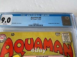Aquaman 9 Cgc 9.0 White Pages Neptune Aqualad DC Comics 1963