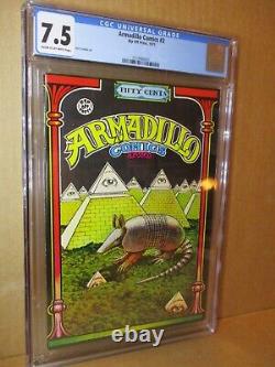 Armadillo Comics 2 CGC 7.5 Jim Franklin 1971 Rare Underground Rip Off Press Eyes