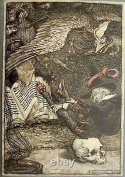 Arthur Rackham Art Ghost Stories Fairy Tales Witches 1920 Folk Lore Legend Myths