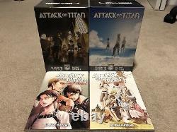 Attack on Titan Manga Box Sets Seasons 1-3 Vols. 1-22 Extras Included