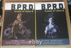 BPRD Plague Of Frogs Hardcover Vol 1 + 2 OOP 1st ED Mignola Omnibus HC hellboy