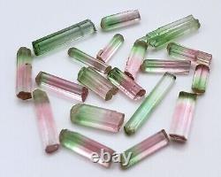 Bi-Colour Terminated Super Gemmy Tourmaline Crystals Parcel