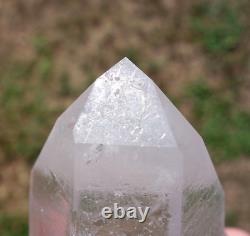 Bright Super LEMURIAN QUARTZ Crystal Penetrator Point with Record Keepers For Sale