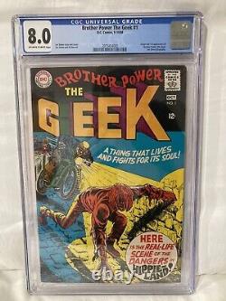 Brother Power The Geek #1 (September-October 1968, D. C.) Rare, CGC Graded (8.0)