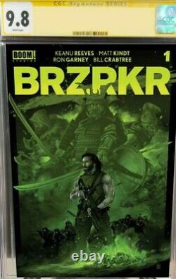 Brzrkr #1 (lmtd To 400) Signed By Kelly Exclusive Green Variant Cgc Yellow 9.8