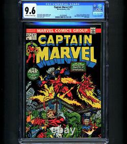 Captain Marvel #27 CGC 9.6 1ST FULL STARFOX 2ND FULL DRAX THANOS & DEATH