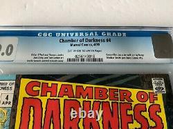 Chamber Of Darkness 4 Cgc 9.0 Barry Smith Conan Tryout Marvel Comics 1970