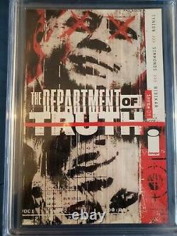 DEPARTMENT OF TRUTH #1 CBCS 9.8 Cover A 1st Print Image Tynion not CGC