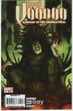 DOCTOR VOODOO AVENGER OF THE SUPERNATURAL #1 2 3 4 5 Full Set 2009 Marvel Comics