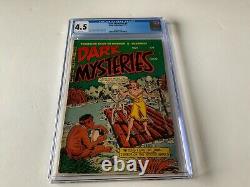 Dark Mysteries 9 Cgc 4.5 White Skeleton Voodoo Pre Code Horror Master Comic 1952