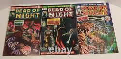 Dead of Night #1-11 Marvel Comics 1973 full lot set run 1 2 3 4 5 6 7 8 9 10 11