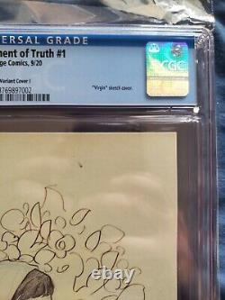 Department of Truth 1 CGC 9.8 Peach Momoko Virgin Sketch Tynion LTD 250 I Rare